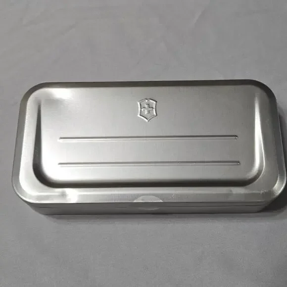 Victorinox SWISS International Air Lines Business Class Amenity Kit Metal Tin