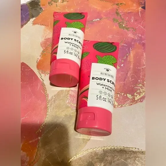 🛍️Bolero Beverly Hills pack of 2 Body scrub/watermelon + Mint Refreshing 5OZ🎀
