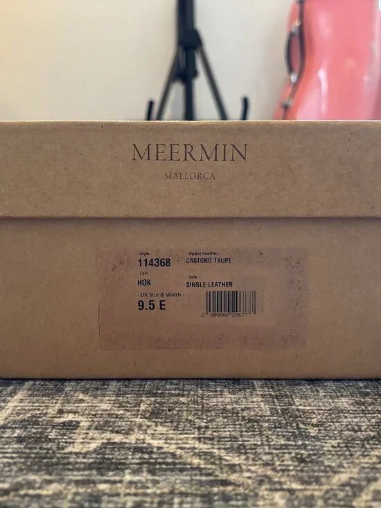 Meermin 114368 Castoro Suede Desert Boot, Taupe (Tan)