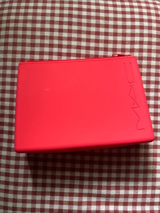 MAC Bright Coral Cosmetic Pouch