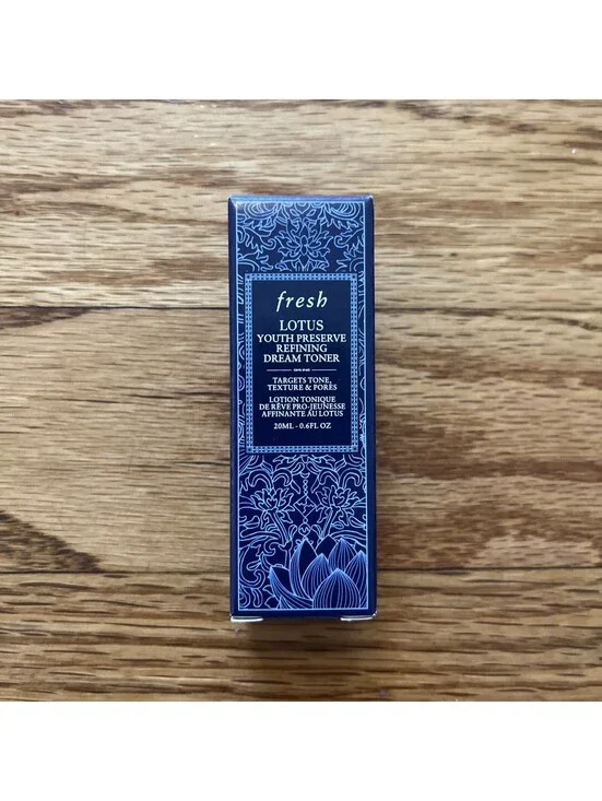 NEW NIB Fresh Lotus Youth Preserve Refining Dream Toner Travel MINI  20ml/0.6oz