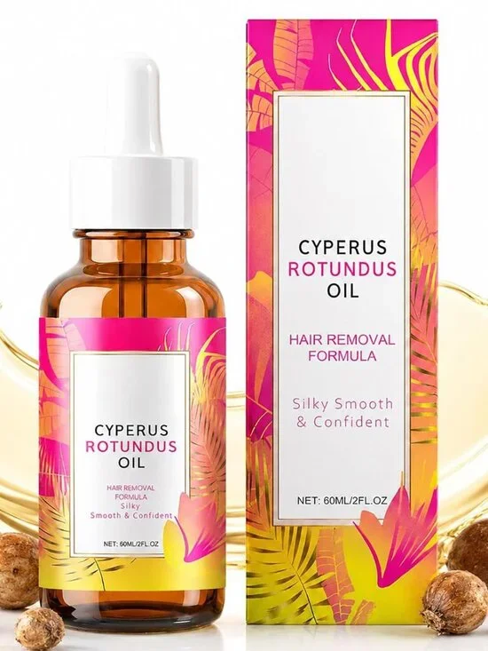 Cyperus Rotundus Oil Hair Removal for Women and Men