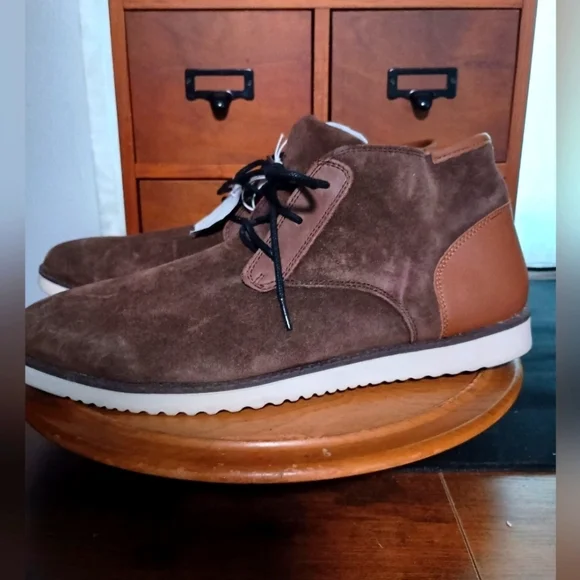 NWT Dr Scholl,s Mens Chukka Brown Boot Shoe 9