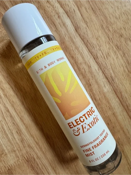 Bath & Body Works Electric & Exotic Mist - White, Yellow, Orange