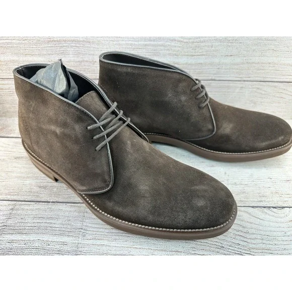 To Boot New York Men's Ebano Monaco Suede Lace Up Chukka Boots Size 10 M NWB