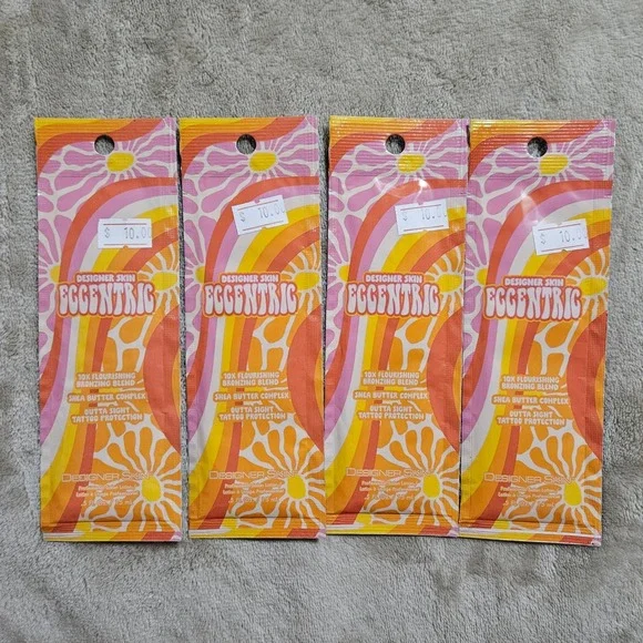 Designer Skin Eccentric 10X Bronzing Blend Tattoo Protection Lotion Lot of 4