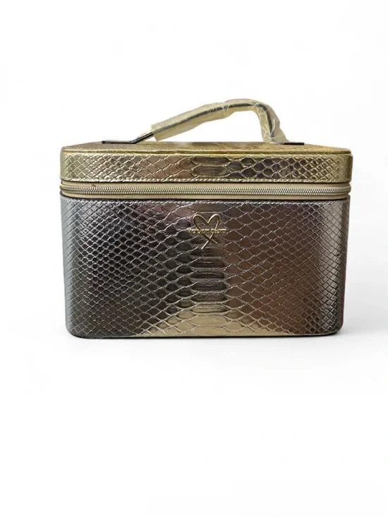 Victoria Secret snake print makeup bag