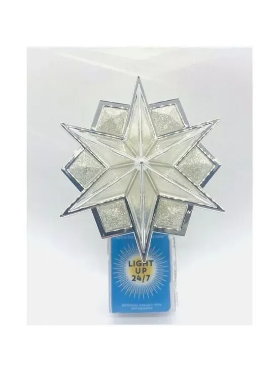 BATH & BODY WORKS STAR SNOWFLAKE NIGHT LIGHT WALLFLOWER FRAGRANCE PLUG IN HOLDER