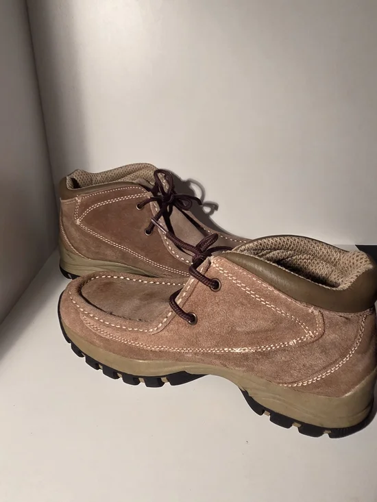 Faded Gloey Men's Suede Lace-Up Casual Boots - Brown Size 8