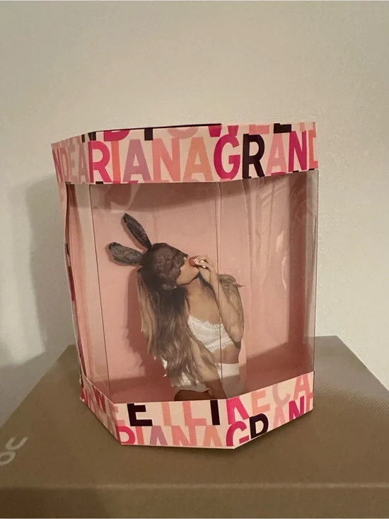 Ariana Grande Display Case in Pink and White