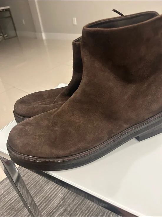 Marsell Men's Dark Brown Suede Chukka Boots