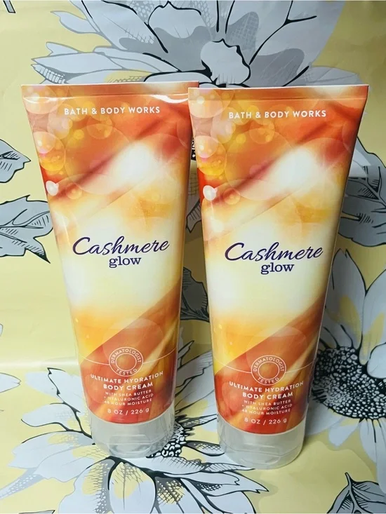 2 Bath & Body Works Cashmere Glow Ultimate Hydration Body Cream -