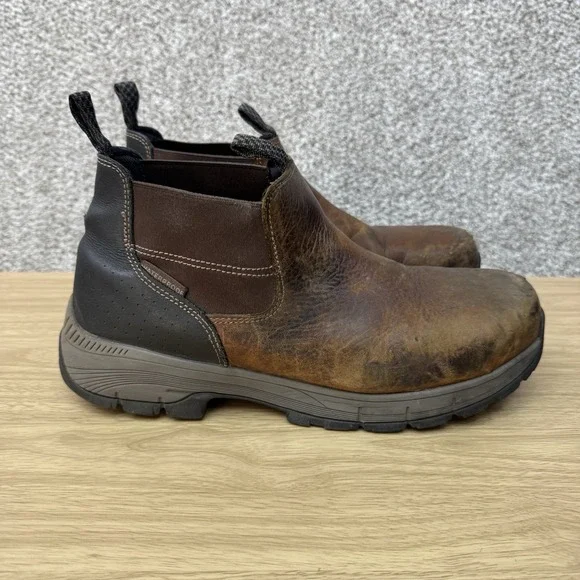 Georgia Boots Men's 11 Wide Eagle Trail‎ Steel Toe Waterproof Chelsea GB00479