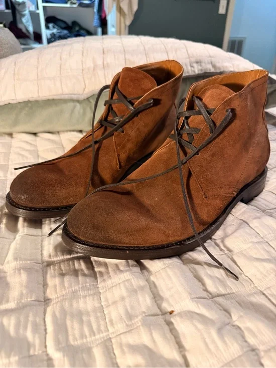 Frye Men's Chestnut Suede Chukka Boots