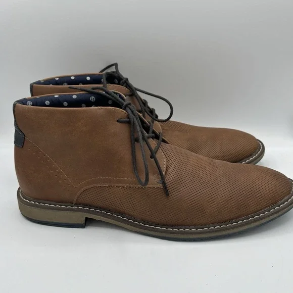 Madden Sestin Men's Shoes Size 9.5 Oxford‎ Ankle Chukka Boots