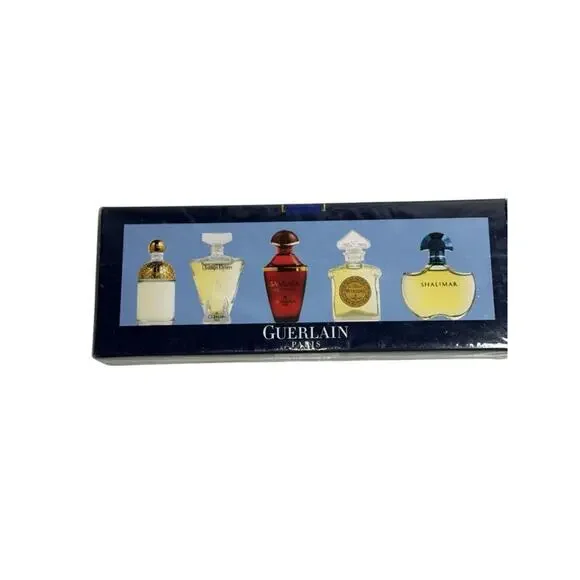 Guerlain Vintage Bottles Shalimar Samsara Mitsouko Champs-Elysees Aqua Allegoria