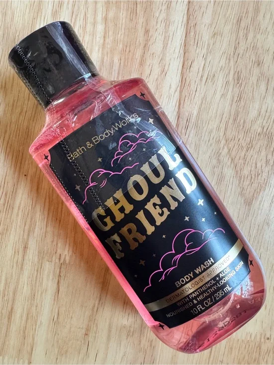 Bath & Body Works Ghoul Friend Pink Body Wash with Black Label