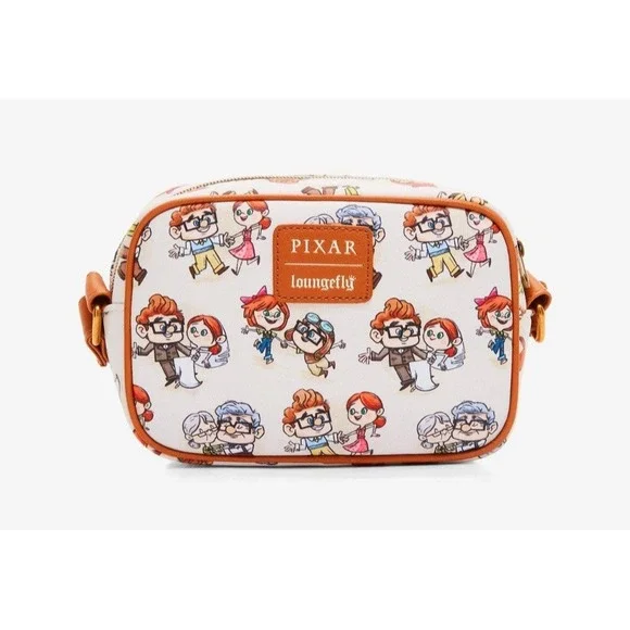 NEW! Loungefly Disney Pixar Up‎ Carl and Ellie Crossbody Bag Purse