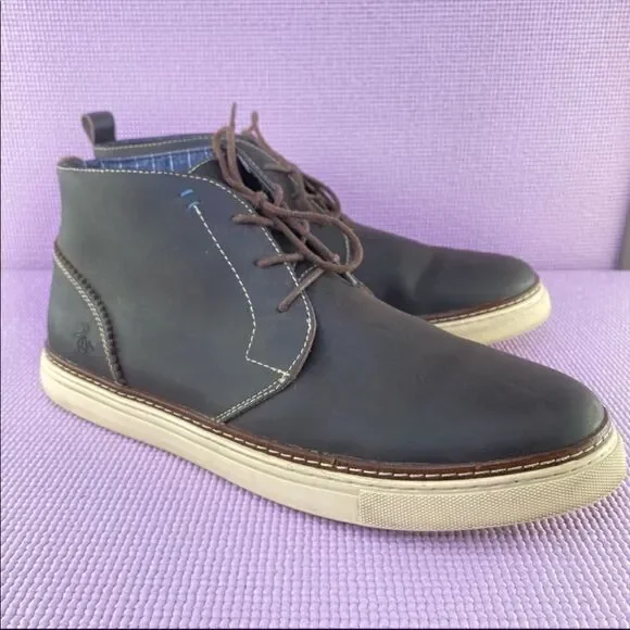 Original‎ Penguin Leather Lace Up Chukka Boot Brown 12