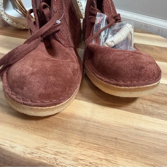 Clarks Original Desert Boot Chukka Cabincore Academia Folkcore Sz 8M Rust Brown