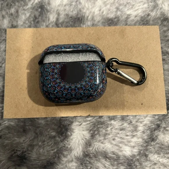 Dark Blue Print Air Pods 3rd Generation Case