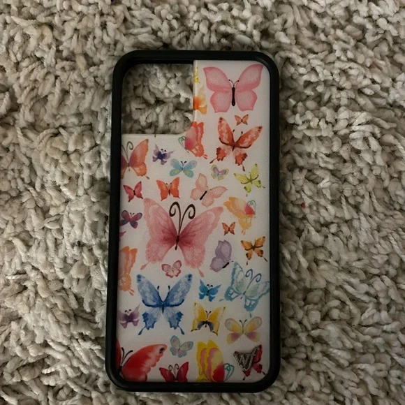iphone 12 butterfly wildflower case
