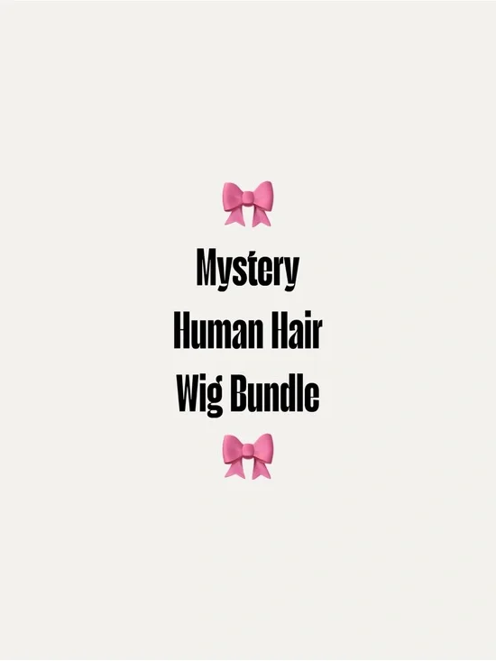 Mystery Human Hair Wig Bundle