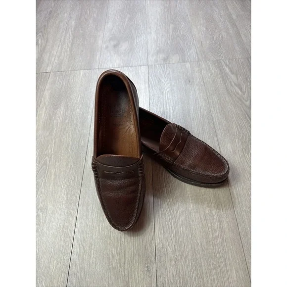 Allen Edmonds Holton Penny Loafers Shoes Men's 9 A USA Made Leather Slip On
