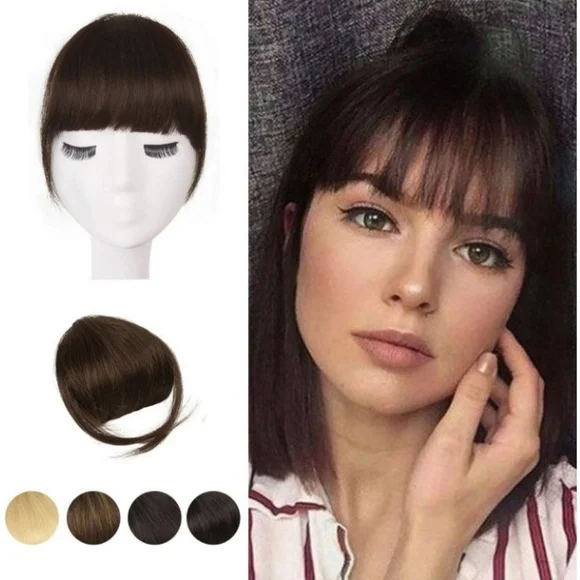 Blooming Hair neat  Bang  Human Hair Exte…