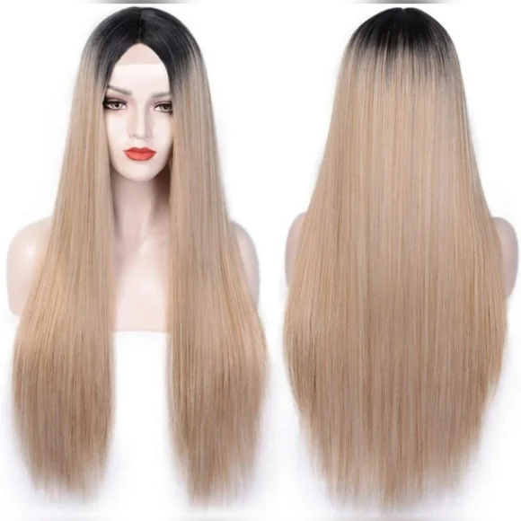 Blooming Hair Ombre Ash Blonde Synthetic W…