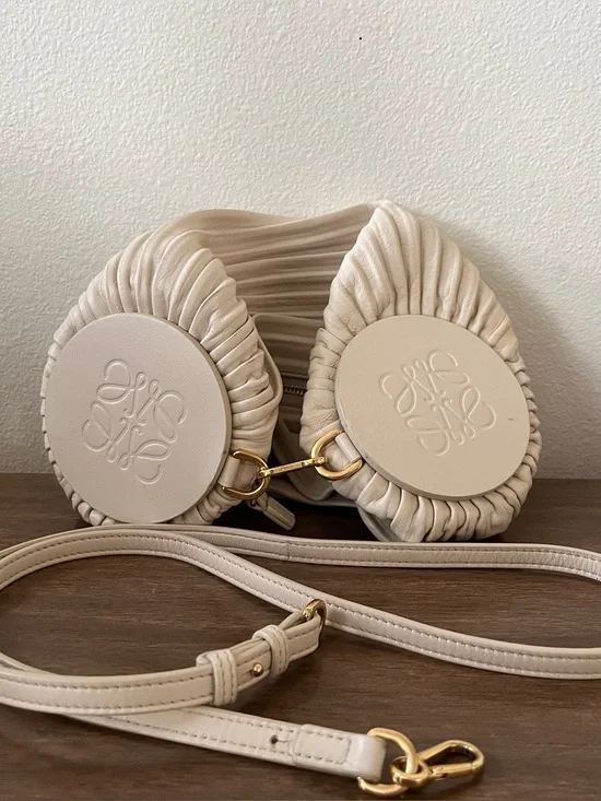 Loewe Bracelet Pouch Bag in Ivory