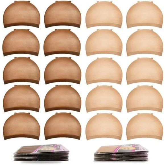 20pcs Stocking Caps for Wigs