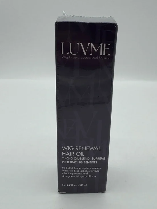 Luvme Wig Renewal Hair Oil Repairs Dry Damaged Hair Boosts Shine Controls Frizz