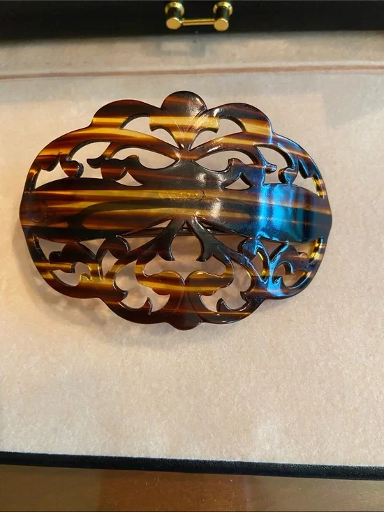Rare Archival 1980’s French Couture Barrette. Mint