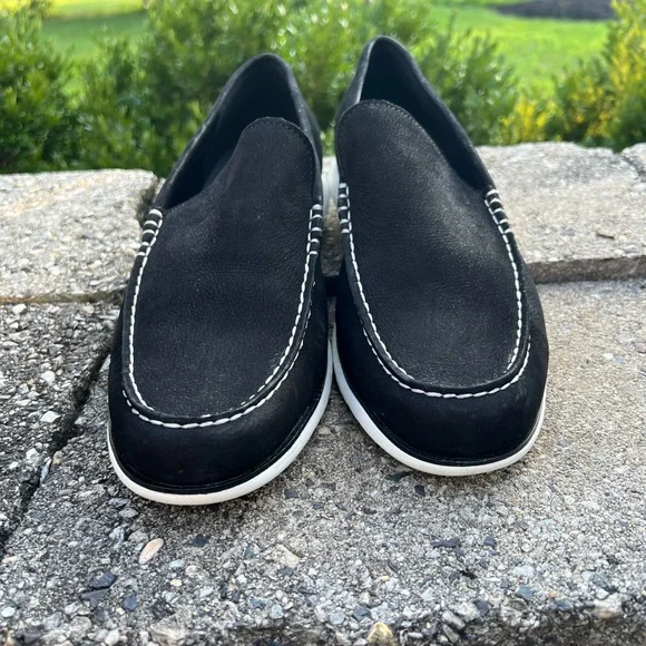 Cole Haan | Zerogrand Venetian Black Leather Loafer Slip On | Size 12