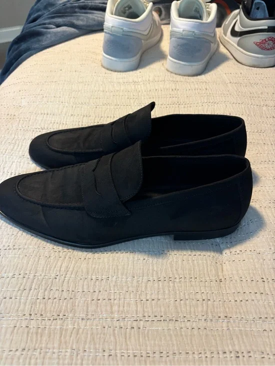 H&M Black Men's Slip-On Loafers