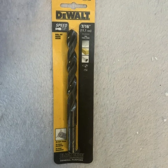 DeWalt 7/16 in.‎ Speed Tip Point Drill Bit, DW1128 
