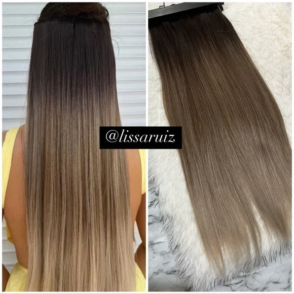 Long Blonde Clip ins Hair extensions