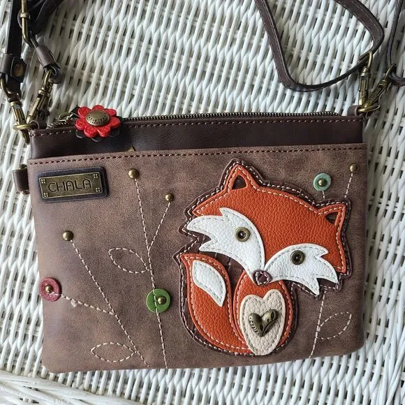 Chala Mini Crossbody Purse Handbag - Fox - Woodland - Forest Friends Collection