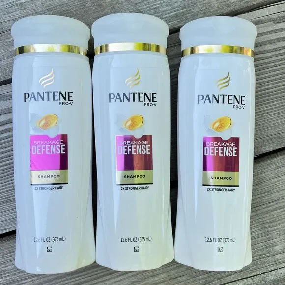 Pantene Breakage Defense Shampoo 12.6oz New Lot of 3
