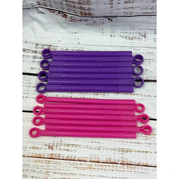 Conair Hot Sticks 14 Pink & Purple Flexible Rollers Curlers Replacement ONLY