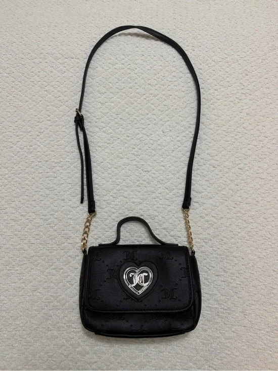 Juicy Couture Black Crossbody Chain Bag Y2K