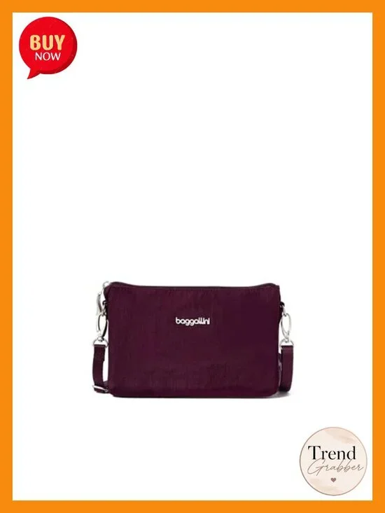 Mini Crossbody Bag with RFID Blocking Convertible Wristlet Clutch Machine