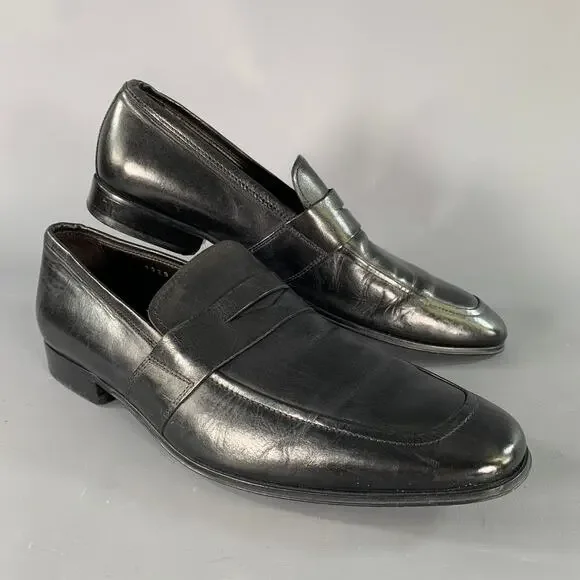TO BOOT NY Size 9 Black Leather Loafer Loafers