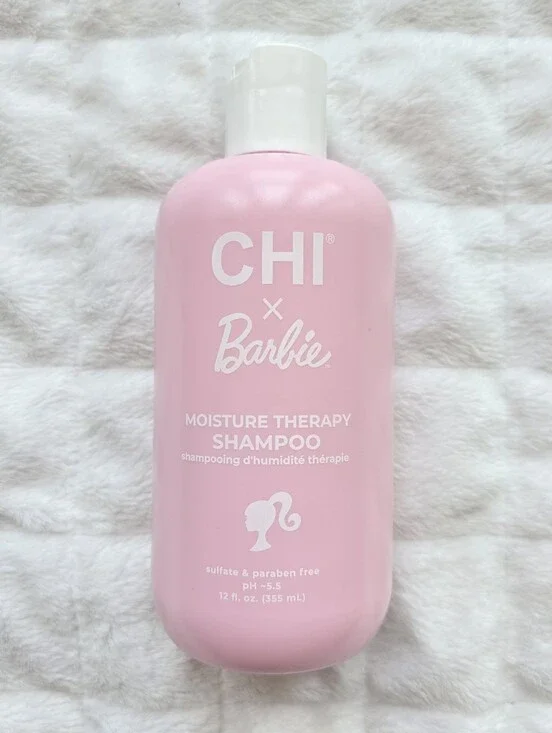 new Chi x Barbie Moisture Therapy Shampoo Limited Edition Luxury Salon Haircare