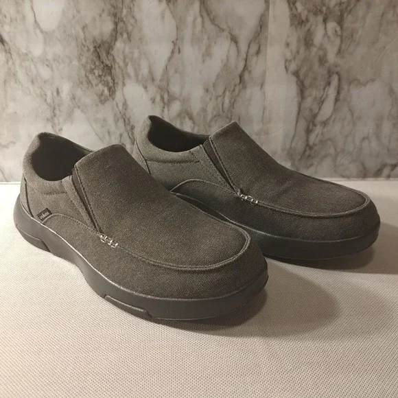 Ortho Comfoot Men's Slip On‎ Loafers/Shoes Gray Stability/Cushioning 10