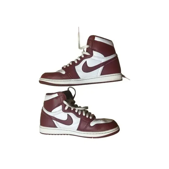Air Jordan 1 Retro High OG DZ5485 160 White/Team Red Men's Size 11 - EUC