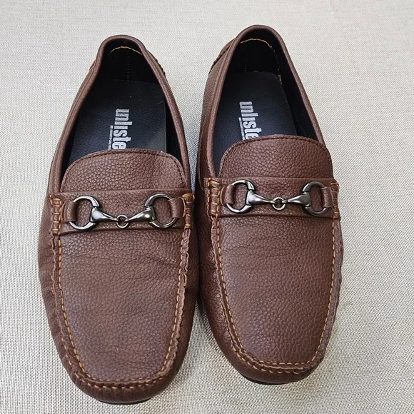 Kenneth Cole Unlisted Hope Lake Mens 8 Brown Bit Driving Loafers Slip On Shoes
