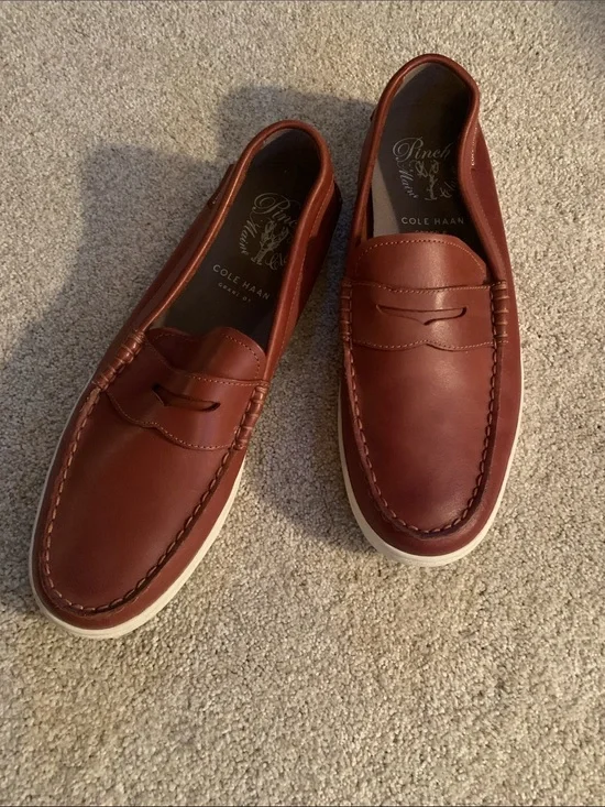 Cole Haan Men's Pinch Weekender Loafers in brown leather Mens size 11M 👞