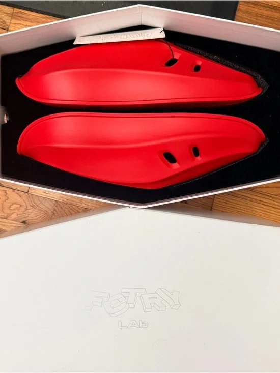 Men's Red Slip-On Loafers